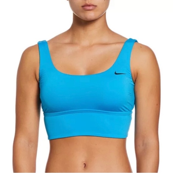 Nike Essential Scoop Neck Midkini Swim Top • size Large - Picture 3 of 5